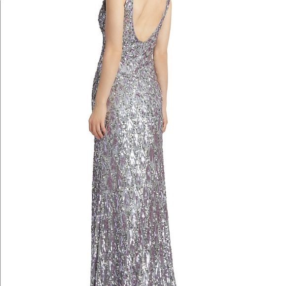 🎉HP🎉 MacDuggal size 2 purple gown - Picture 3 of 4